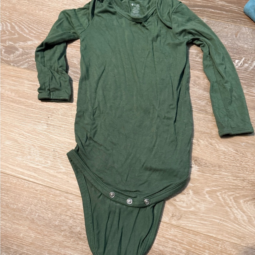 Kyte Baby Bodysuit Green Kids One Piece